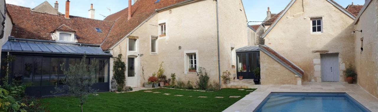 La Croix Au Maitre Otel Coulanges-la-Vineuse Dış mekan fotoğraf